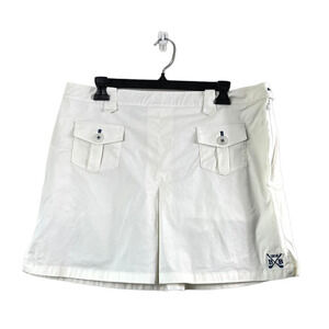 Vintage Women's White Brooks Brothers Tennis Skort 12